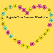A heart-shaped floral border in pink, yellow, and blue surrounds the text