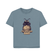 Stone Blue Printed T-shirt