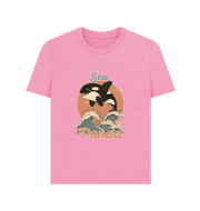 Rose Pink Printed T-shirt