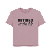 Mauve Retired Women's Relaxed Fit T-shirt