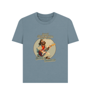 Stone Blue Printed T-shirt
