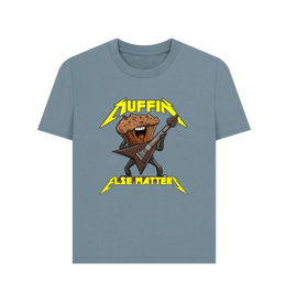 Stone Blue Printed T-shirt