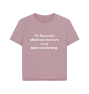 Mauve Printed T-shirt