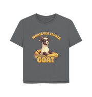 Slate Grey Floats Your Goat Women's Relaxed Fit T-shirt