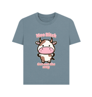 Stone Blue Printed T-shirt