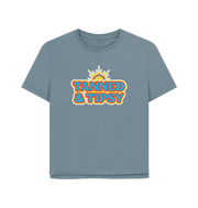 Stone Blue Tanned And Tipsy Women's Relaxed Fit T-shirt