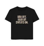 Black Bra Off Women's Relaxed Fit T-shirt