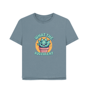 Stone Blue Printed T-shirt
