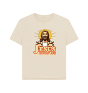 Oat Jesus Loves You Women's Relaxed Fit T-shirt