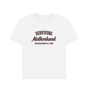 White Motherhood Women's Relaxed Fit T-shirt