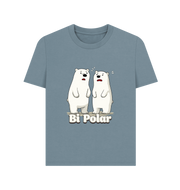 Stone Blue Printed T-shirt