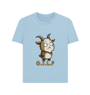 Milky Blue Printed T-shirt