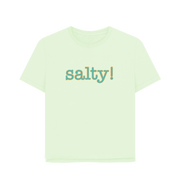 Pastel Green Salty Women's Relaxed Fit T-shirt