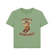Sage Smell Bull Women's Relaxed Fit T-shirt