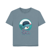 Stone Blue Printed T-shirt