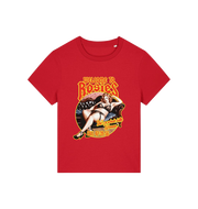 red music t-shirt with the graphic of a woman in her underwear and the slogan 'welcome to rosies'
