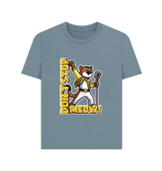 Stone Blue Don't Stop Meow Women's T-shirt