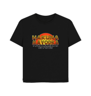 Black Hakuna Mavodka Women's Relaxed Fit T-shirt