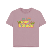 Mauve Pina Colada Women's Relaxed Fit T-shirt
