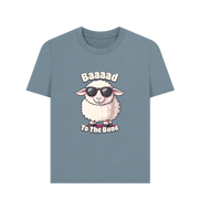 Stone Blue Printed T-shirt