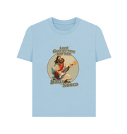 Milky Blue Printed T-shirt