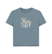 Stone Blue Flirty Thirty Women's Relaxed Fit T-shirt