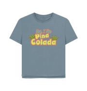 Stone Blue Pina Colada Women's Relaxed Fit T-shirt