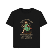 Black Little Ray Women's Relaxed Fit T-shirt