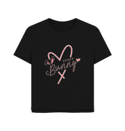 Black Honey Bunny Women's Relaxed Fit T-shirt