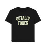 Black Sotally Tober Women's Relaxed Fit T-shirt