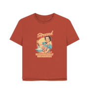 Rust Stressed Women's Relaxed Fit T-shirt