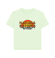 Pastel Green Hakuna Mavodka Women's Relaxed Fit T-shirt