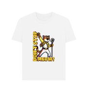 White Don't Stop Meow Women's T-shirt