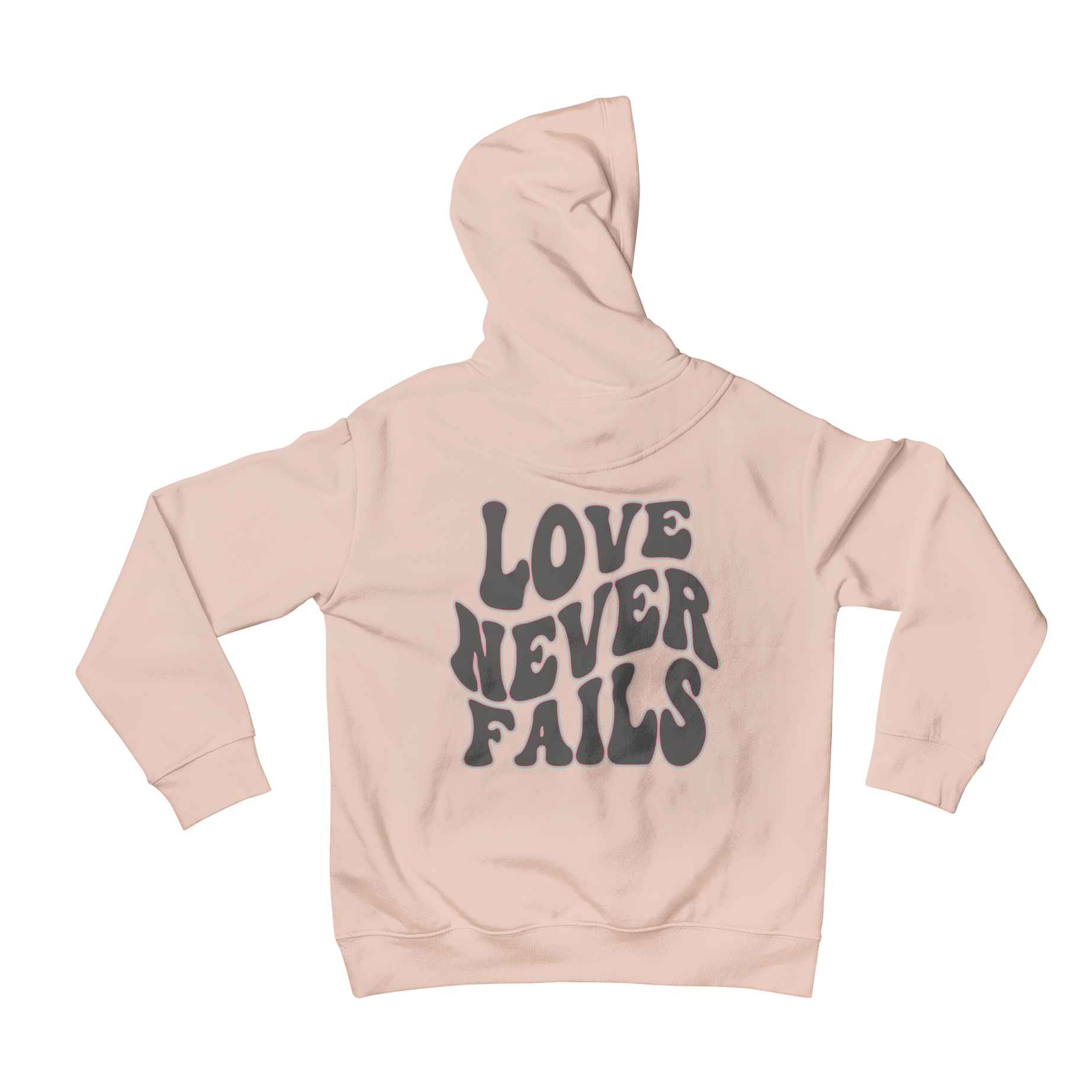 Teevolution has the perfect back print hoodie for you! With the message "love never fails," you can show the world that love can hurt you in ways you never imagined. Don't be fooled by the hype; this hoodie is the perfect way to express yourself.