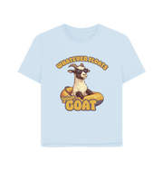 Sky Blue Floats Your Goat Women's Relaxed Fit T-shirt