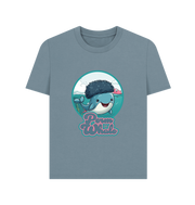 Stone Blue Printed T-shirt