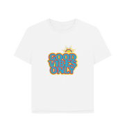 White Good Vibes Women's Relaxed Fit T-shirt