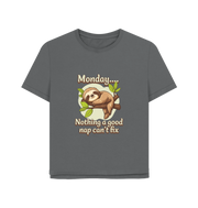 Slate Grey Printed T-shirt