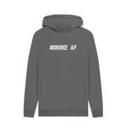 Slate Grey Broke Men's Hoodie