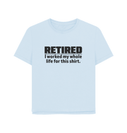 Sky Blue Retired Women's Relaxed Fit T-shirt