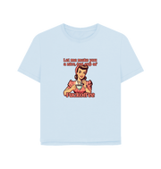 Sky Blue Fuckoffee Women's Relaxed Fit T-shirt