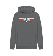 Slate Grey Top Dad Men's Hoodie