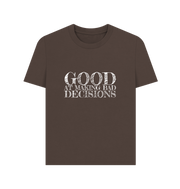 Chocolate Good At Bad Women's T-shirt