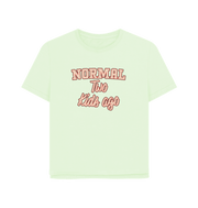 Pastel Green Normal Two Women's Relaxed Fit T-shirt