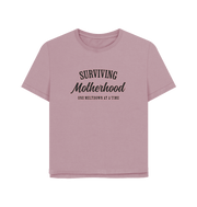 Mauve Motherhood Women's Relaxed Fit T-shirt