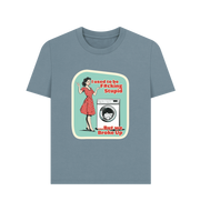 Stone Blue Printed T-shirt