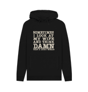 Black Lucky Woman Men's Hoodie