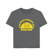 Slate Grey Printed T-shirt