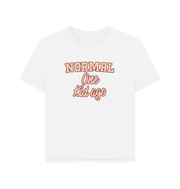 White Normal One Women's Relaxed Fit T-shirt