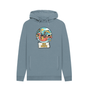 Stone Blue Tiki Party Men's Hoodie